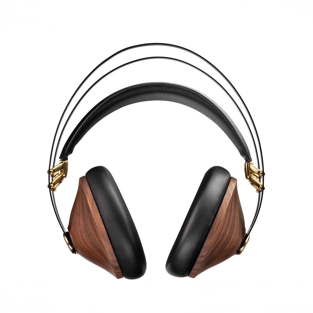 Meze 99 Classics 2nd Gen headphones front straight on whitebox