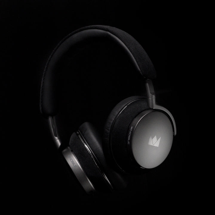Noble FoKus Apollo front quarter with rotated cup over black