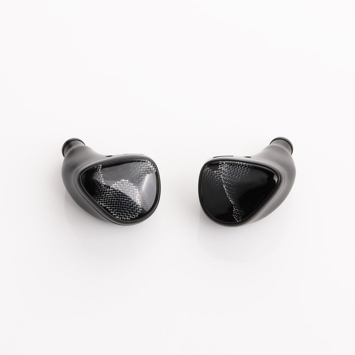 Noble Audio Onyx closeup front over white background