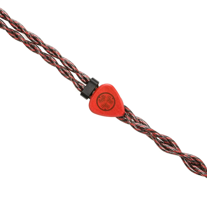 Noble Audio Shogun IEM cable y-split closeup whitebox