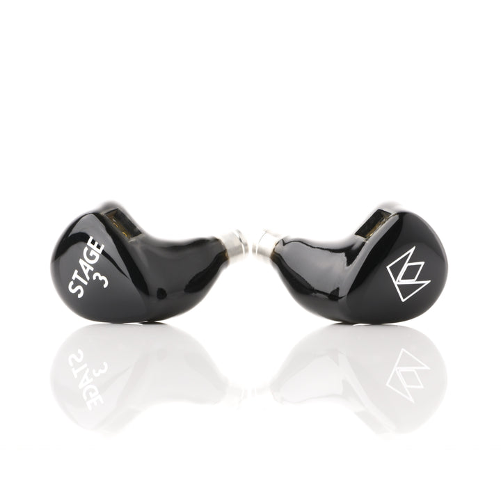 Noble Audio Stage 3 closeup angled over white background