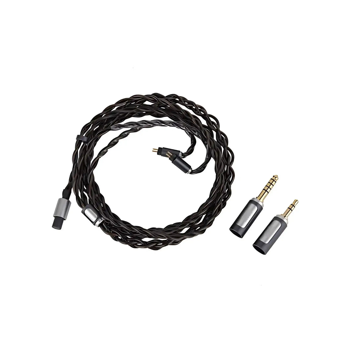 Punch Audio Martilo IEMs cable and detachable termination plugs whitebox