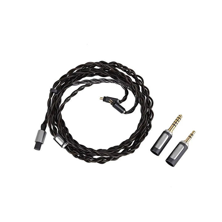Punch Audio Martilo IEMs cable and detachable termination plugs whitebox