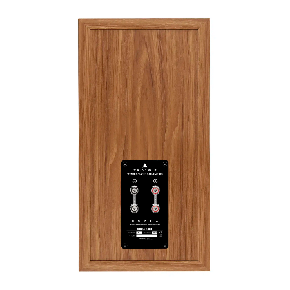 Triangle Audio Borea BR04 speaker oak green rear whitebox