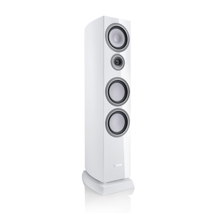 Canton Vento 80 white 3 quarter front left over white background