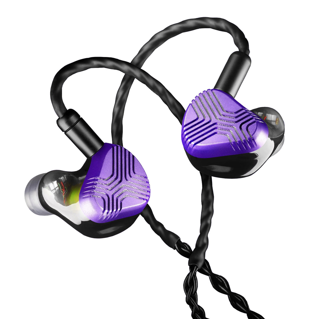 Vision Ears EXT earphones with attached cable over white background