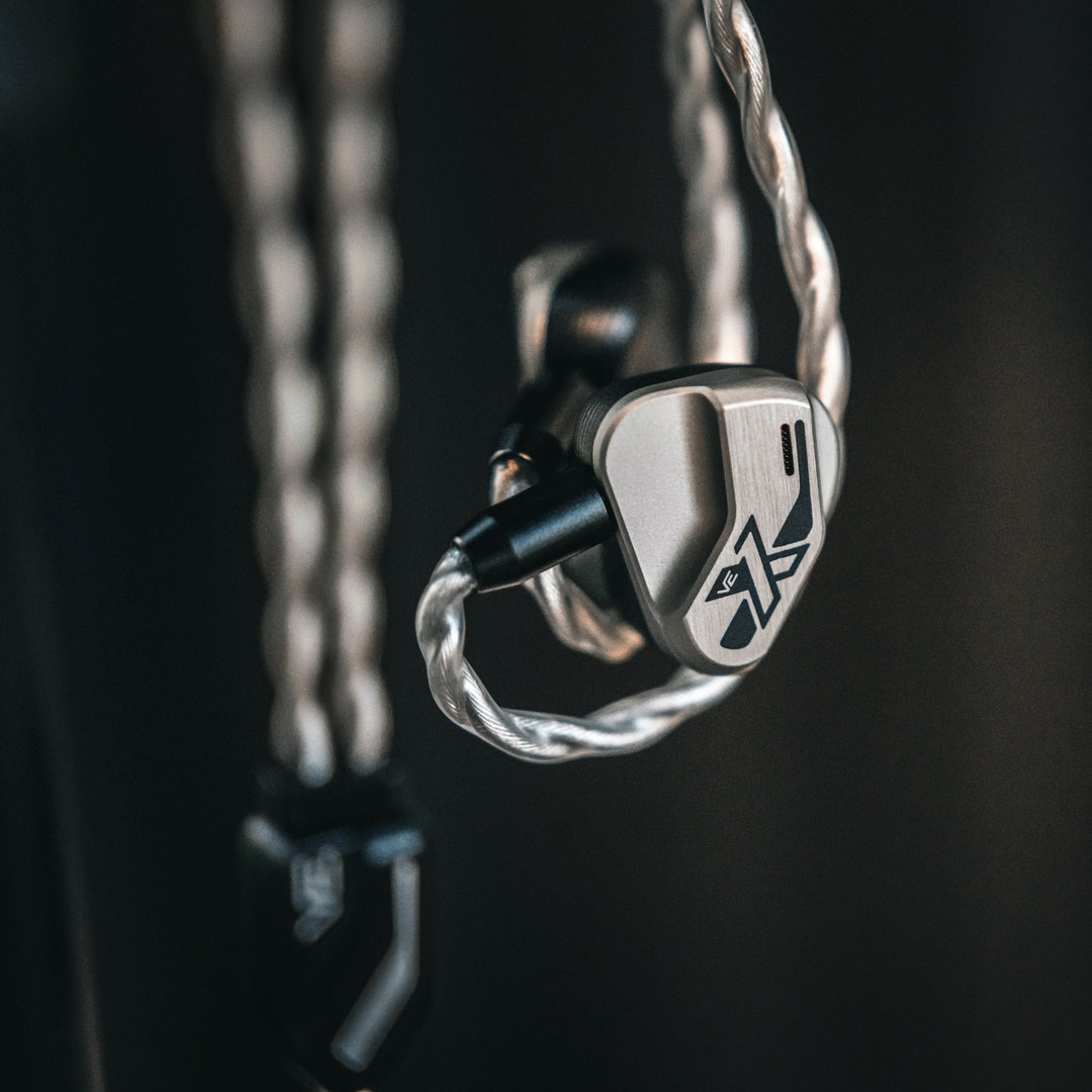 Vision Ears hanging VE10 closeup faceplates with attached stock cable