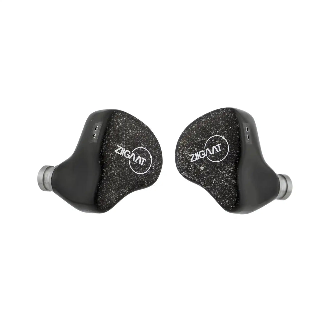 ZiiGaat Lush IEMs front facing inward whitebox