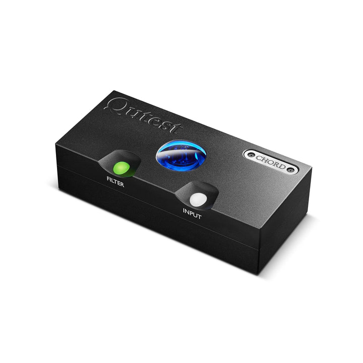 Chord Electronics Qutest 3 quarter right over white background