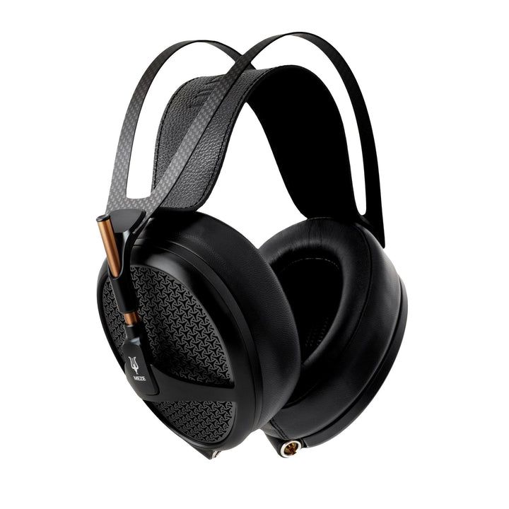 Meze Audio Empyrean jet black front left 3 quarter over white background | MEM-JBL