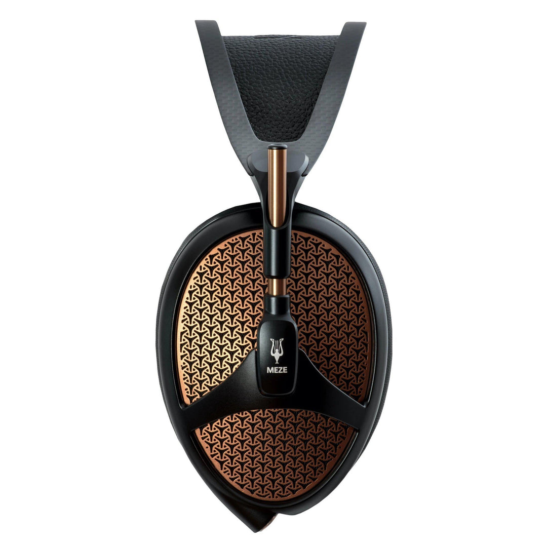 Meze Audio Empyrean black copper profile over white background
