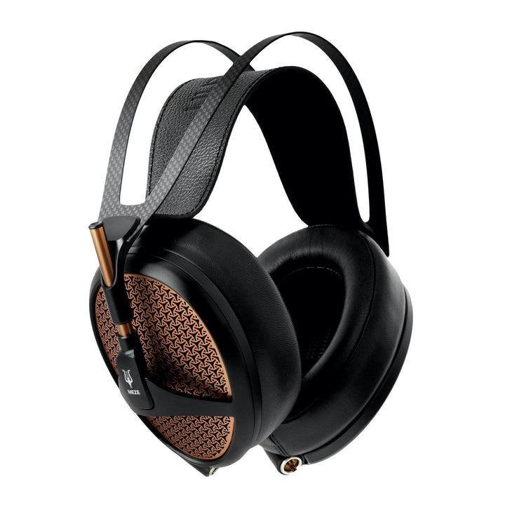 Meze Audio Empyrean black copper front left 3 quarter over white background | MEM-COP