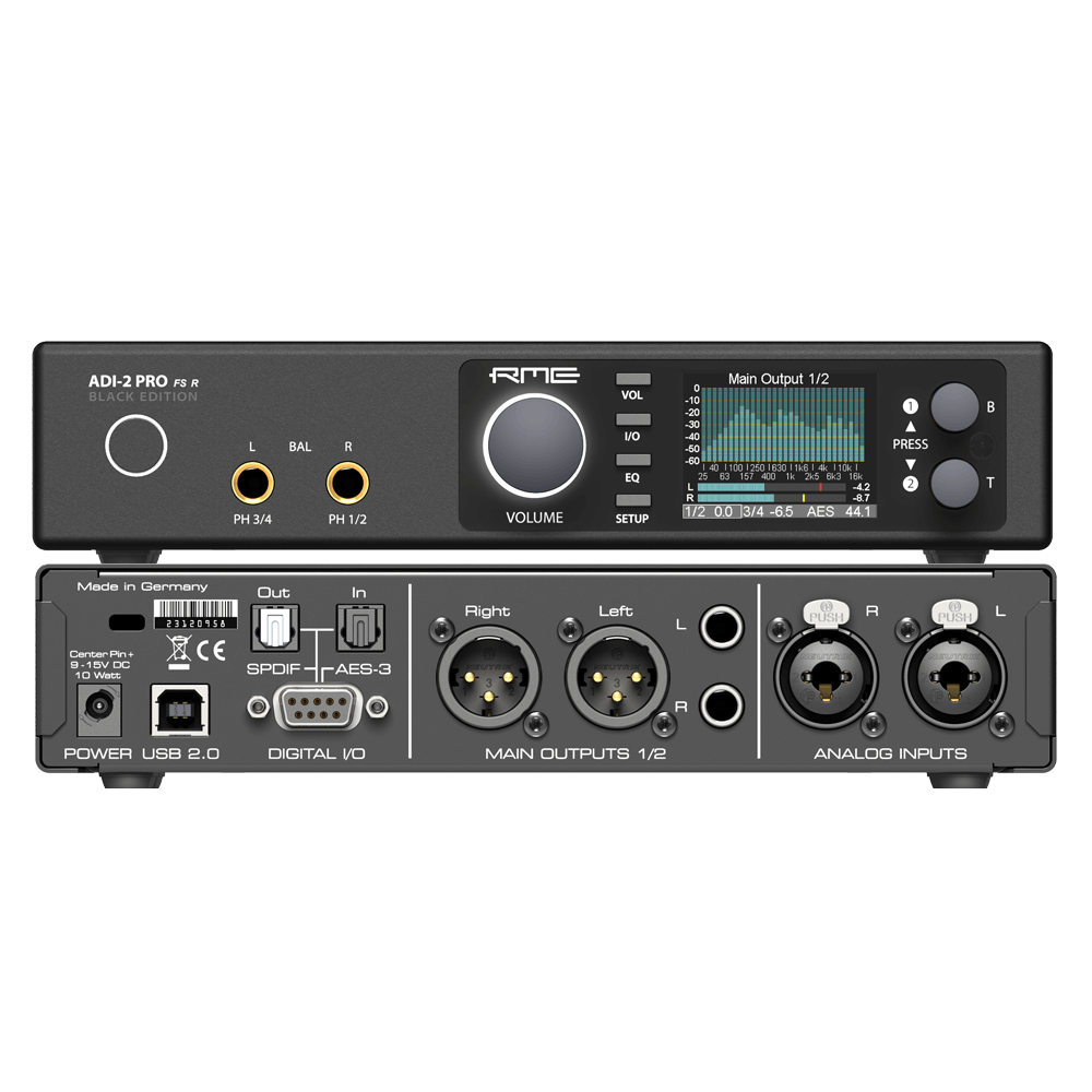 RME ADI-2 Pro FS Black Edition | Desktop DAC and Amp-Bloom Audio