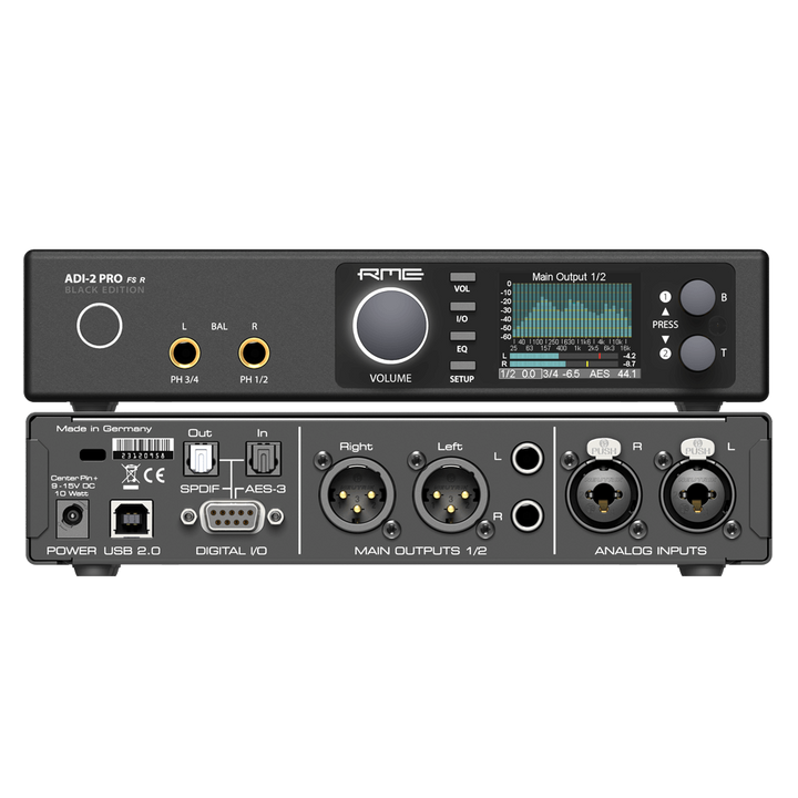 RME ADI-2 Pro FS Black Edition | Desktop DAC and Amp-Bloom Audio