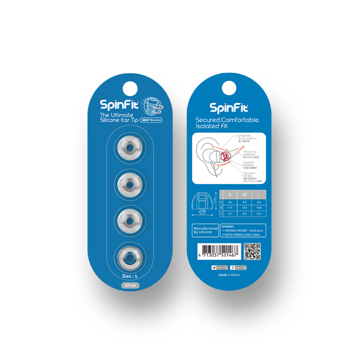 SpinFit CP145 | Premium Eartips (2 Pairs)-Bloom Audio