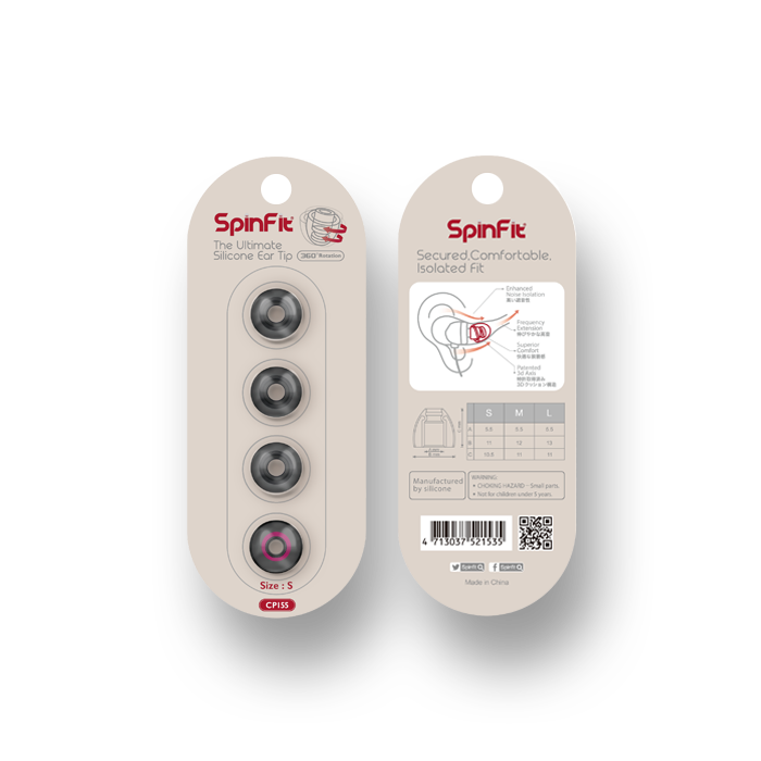 SpinFit CP155 | Premium Eartips (2 Pairs)-Bloom Audio