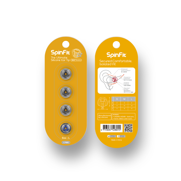 SpinFit CP800 | Premium Eartips (2 Pairs)-Bloom Audio