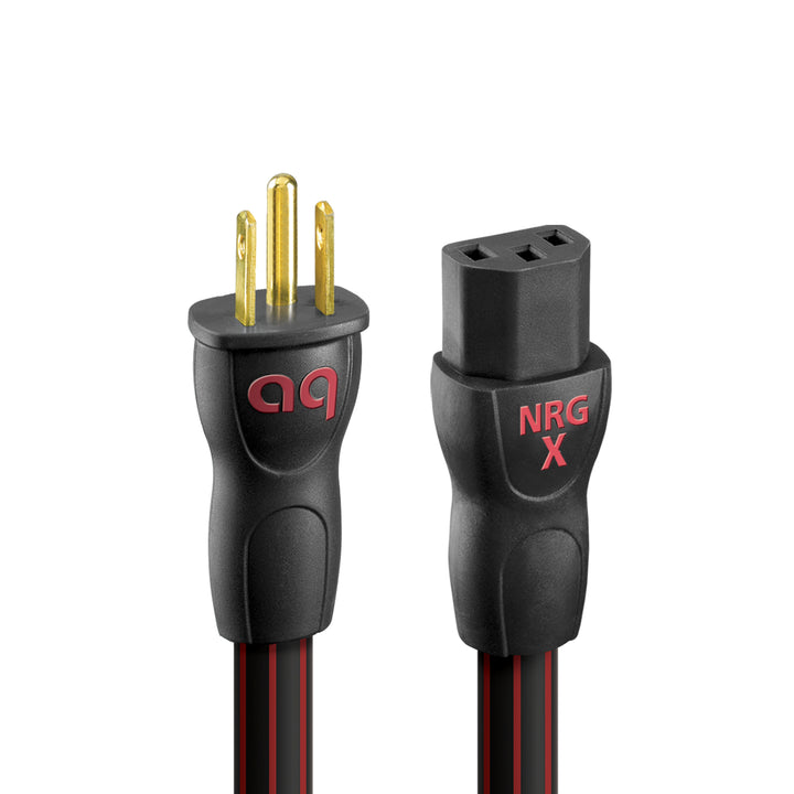 AudioQuest NRG-X3 C13 highlighting both C13 and US 3-pole connectors
