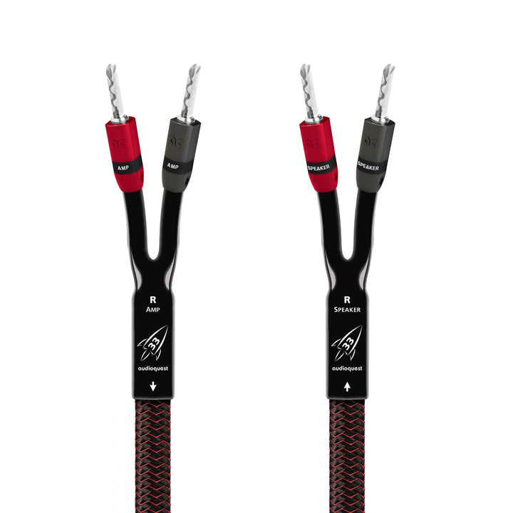 AudioQuest Rocket 33 full-range over white background