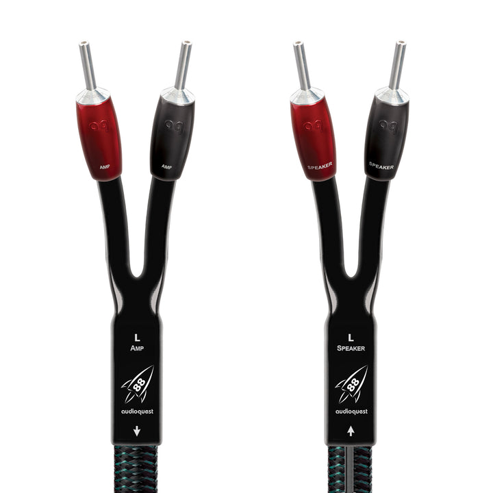 AudioQuest Rocket 88 full-range over white background