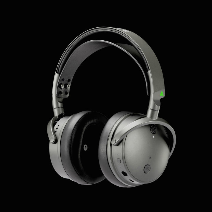 Audeze Maxwell headset over black background