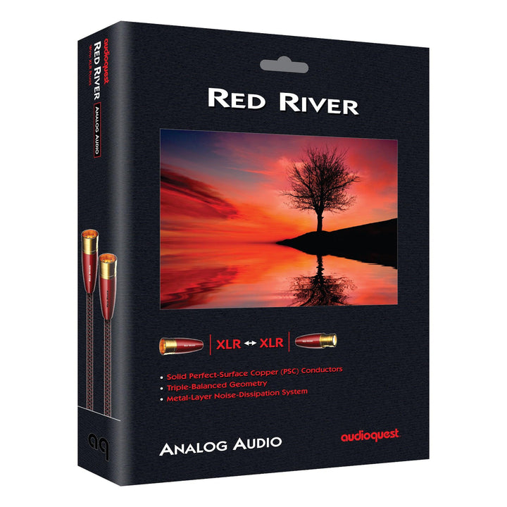 AudioQuest Red River retail box front whitebox