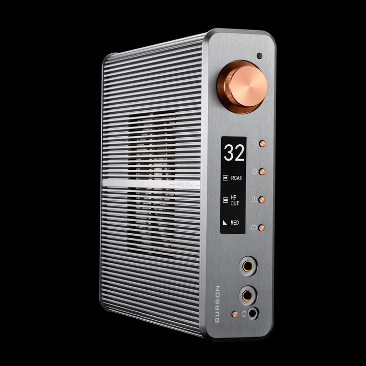 Burson Soloist 3 GT 3 vertical over black background