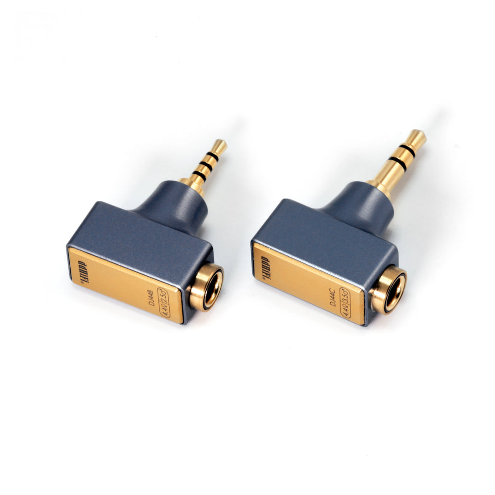 ddHiFi DJ44B and DJ44C bird's eye view over white background