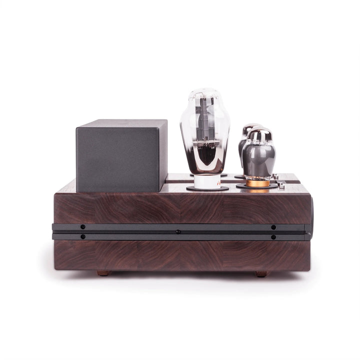 Feliks Audio Envy walnut side over white background