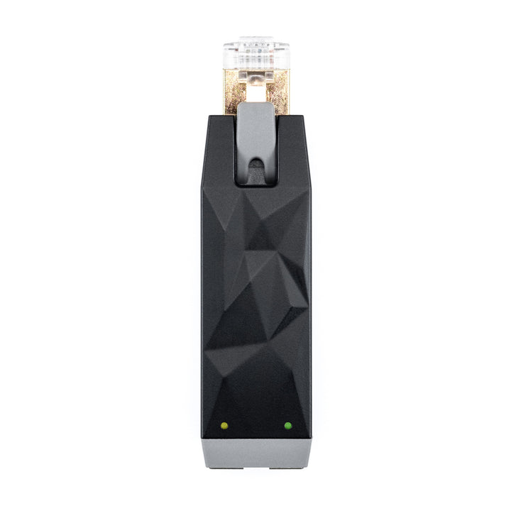 iFi LAN Silencer bottom over white background