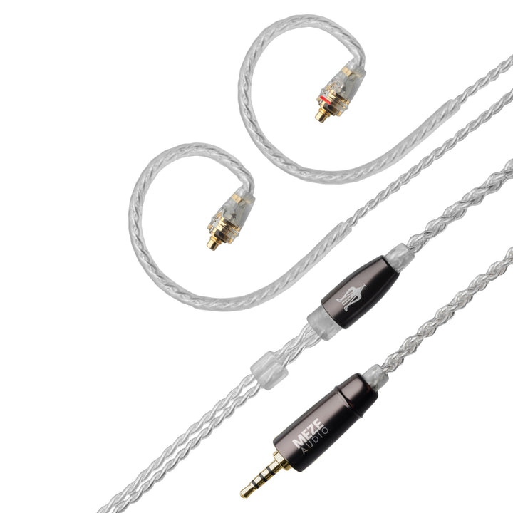 Meze Audio MMCX silver upgrade cable with 2.5mm termination