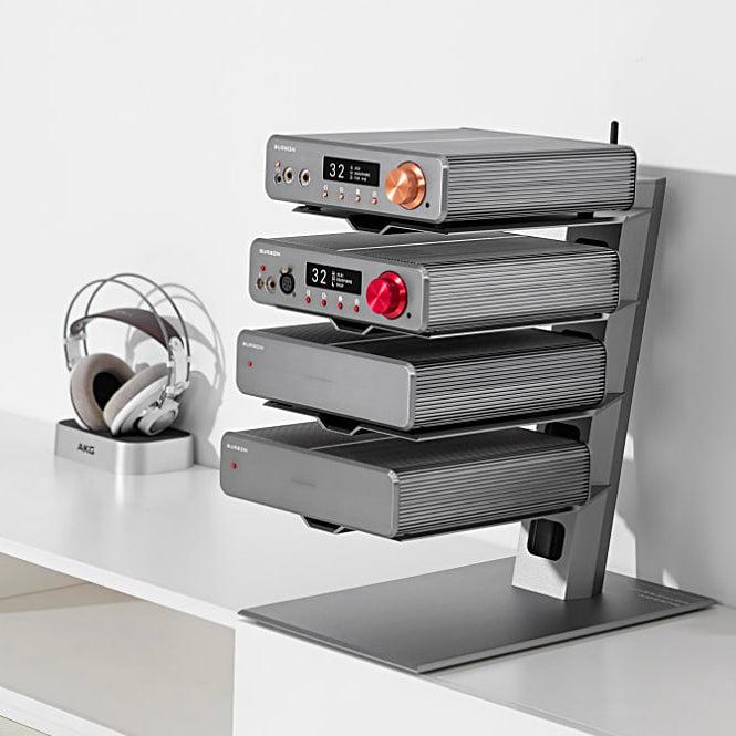 Burson Mothership | Aluminum Equipment Rack for Audiophile Desktop Gear-Bloom Audio