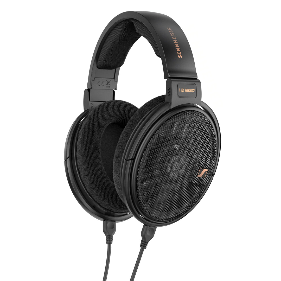 Sennheiser HD 660S2 front quarter over white background