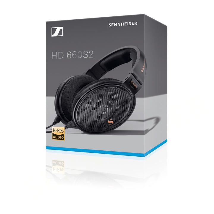 Sennheiser HD 660S2 product packaging over white background