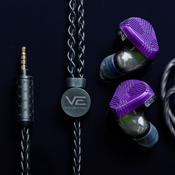 Vision Ears EXT highlighting y-split and 3.5mm termination