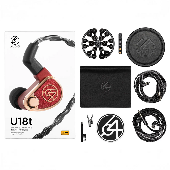 64 Audio U18t | Balanced Armature Universal IEMs-Bloom Audio