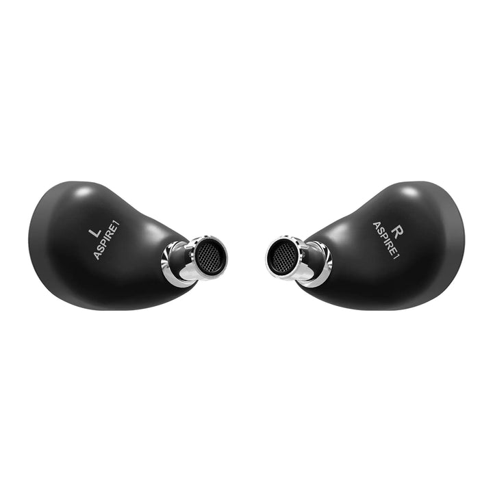 64 Audio Aspire 1 IEMs back nozzle closeup whitebox