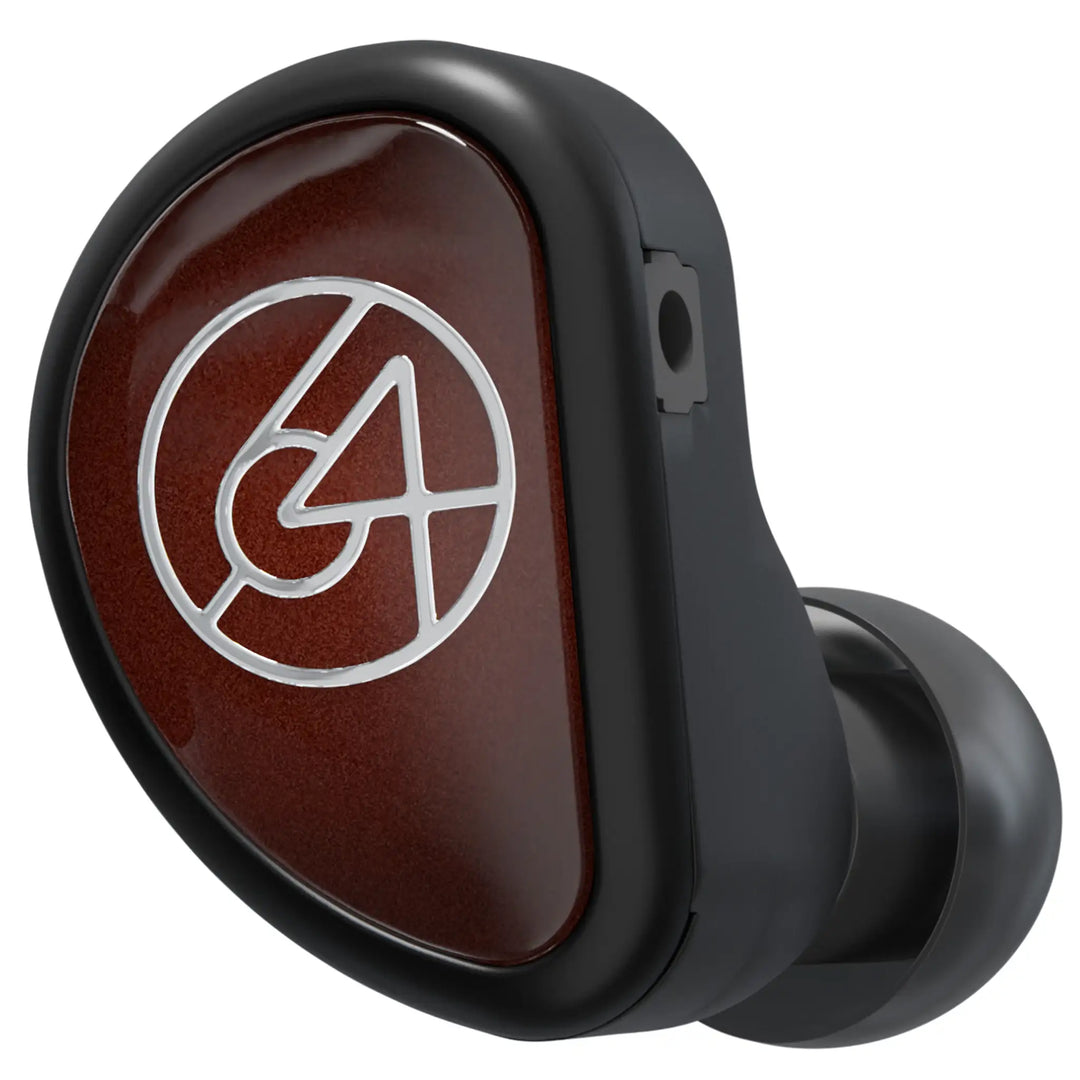 64 Audio Aspire 3 IEM faceplate closeup whitebox