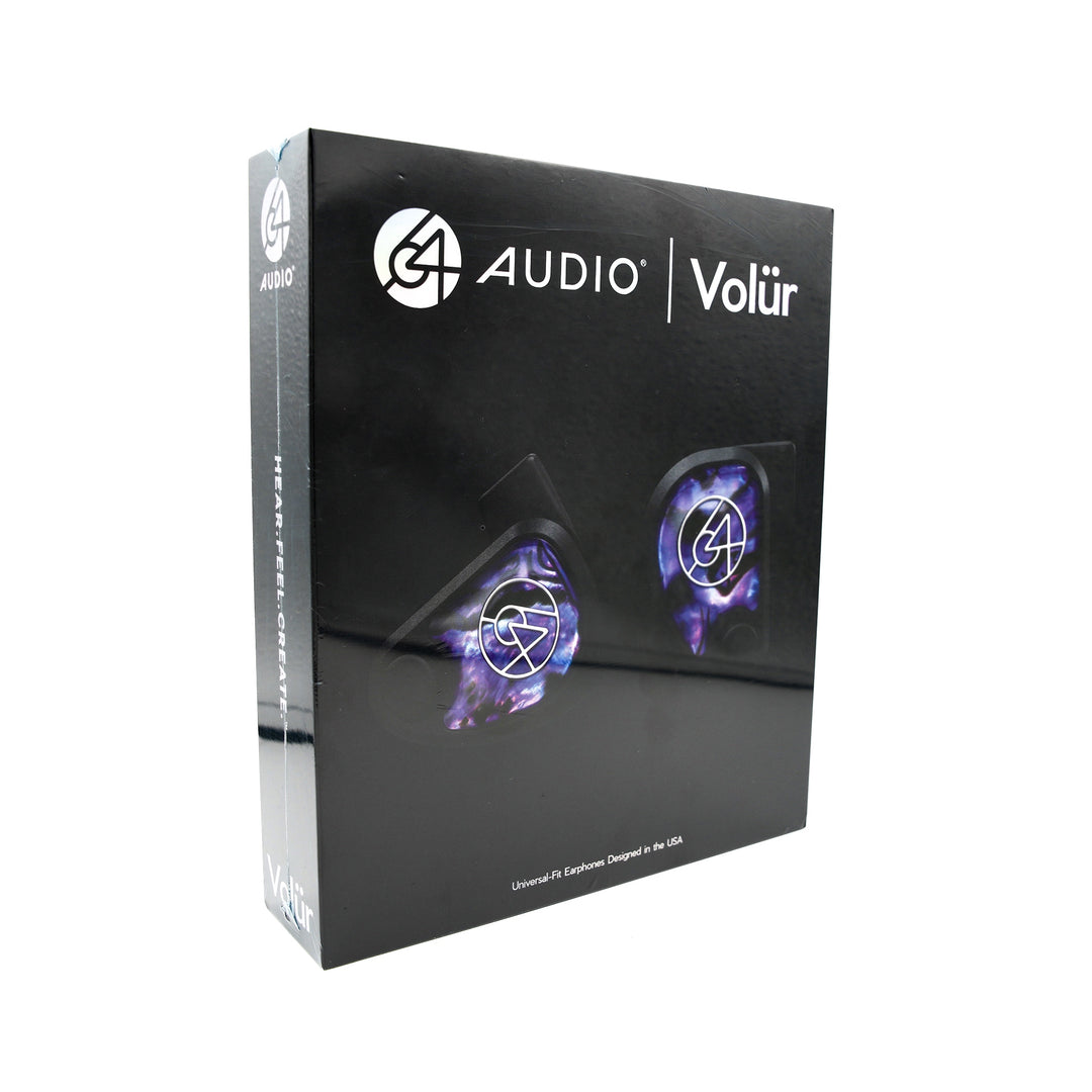 64 Audio Volür retail package over white background