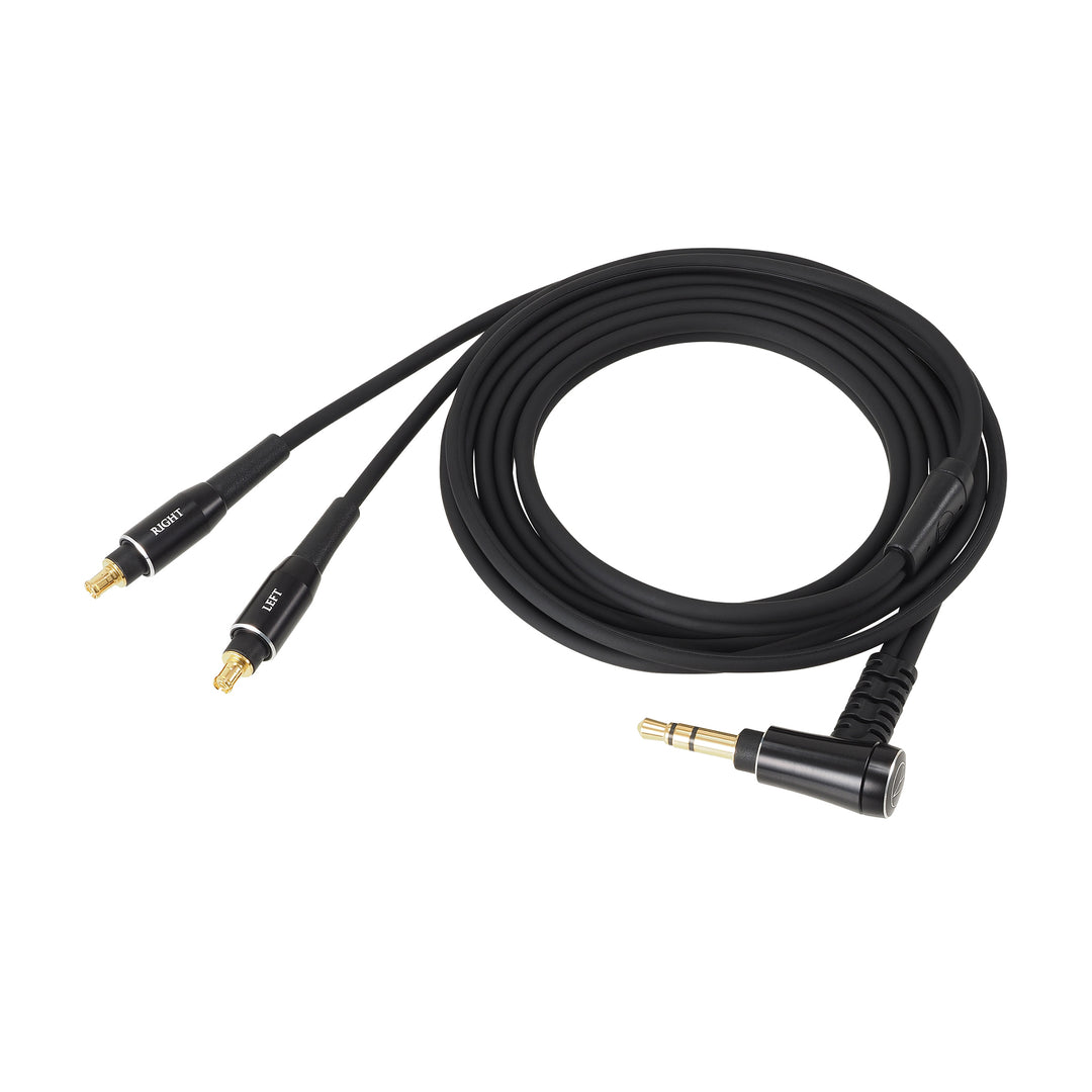 Audio Technica ATH-WBLTD stock 3.5mm cable coiled whitebox