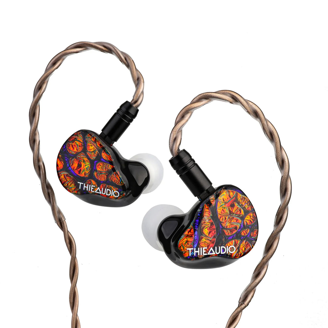 Thieaudio Monarch MK3 Butterfly finish front with stock cable over white background