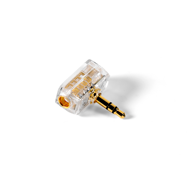 ddHiFi DJ44Air Transparent Adapter | 3.5mm M to 4.4mm F