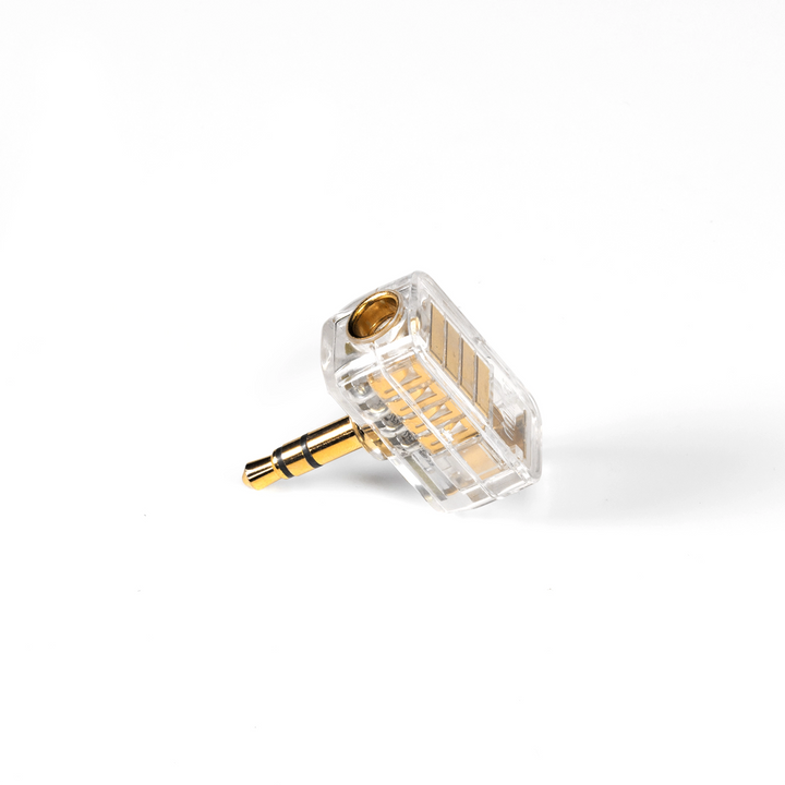 ddHiFi DJ44Air Transparent Adapter | 3.5mm M to 4.4mm F