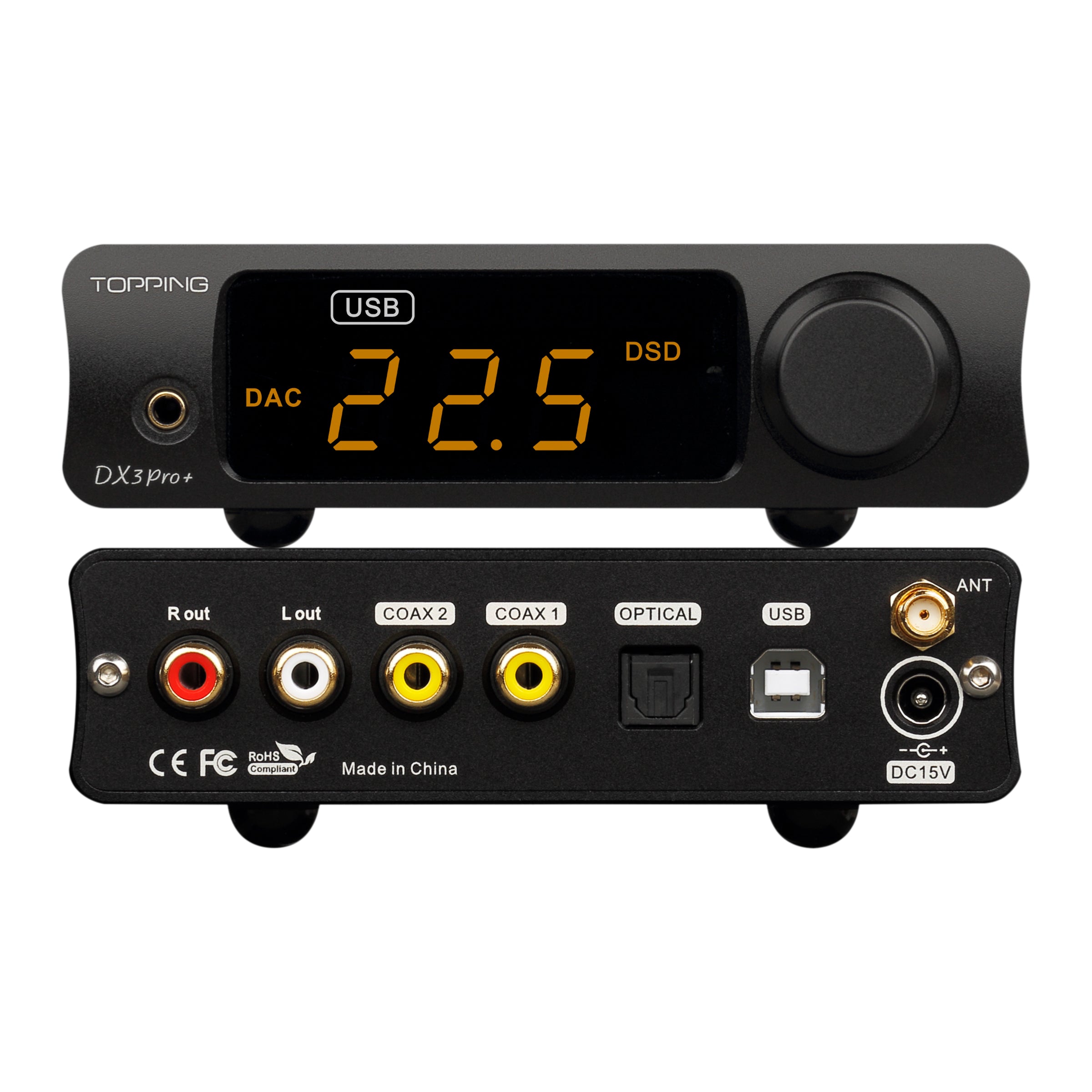 TOPPING DX3 Pro+　DAC/アンプ Topping DX3Pro+ Compact Desktop DAC and Amp | Bloom Audio