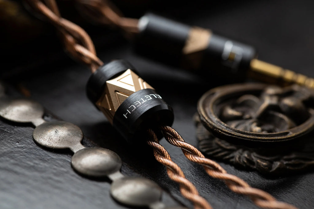 Eletech Raphael Copper/Gold Upgrade Cable for IEMs | Bloom Audio