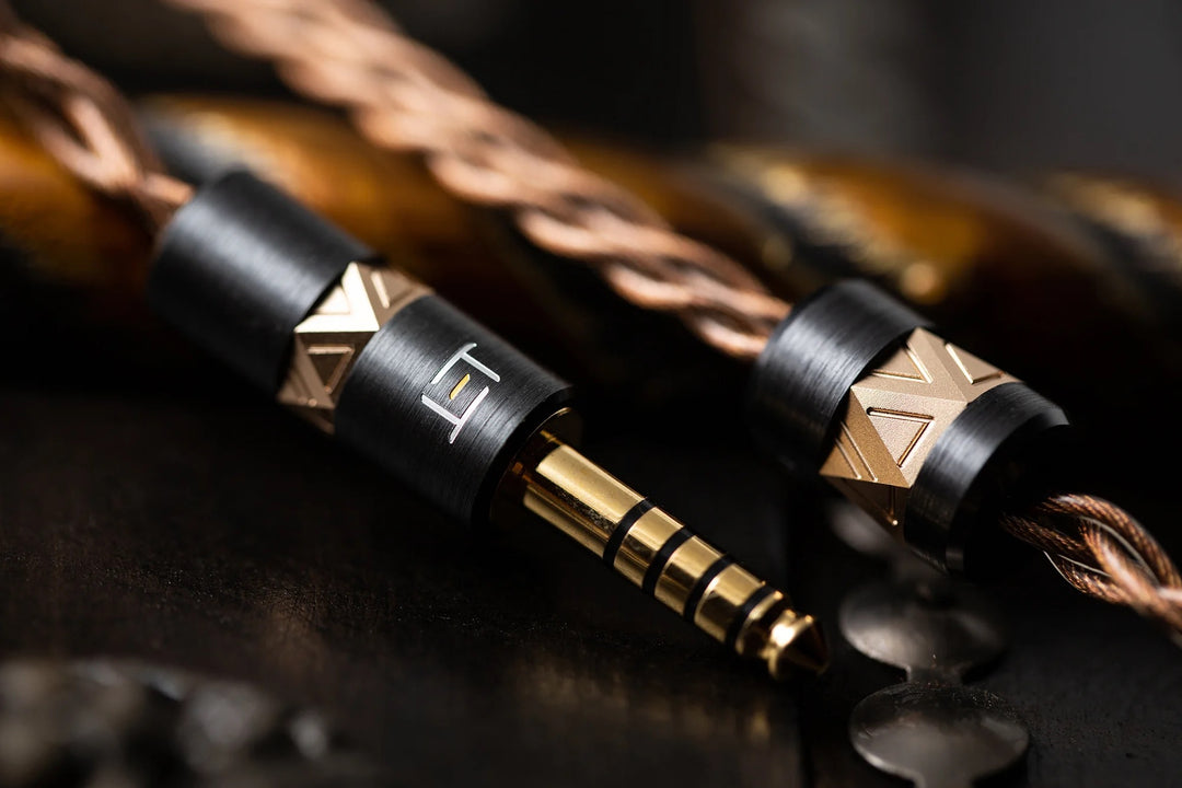 Eletech Raphael | Copper/Gold Upgrade Cable for IEMs-Bloom Audio