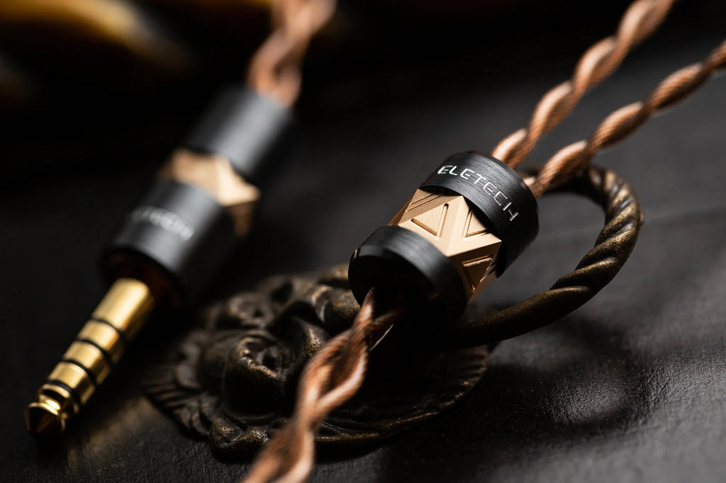 Eletech Raphael | Copper/Gold Upgrade Cable for IEMs