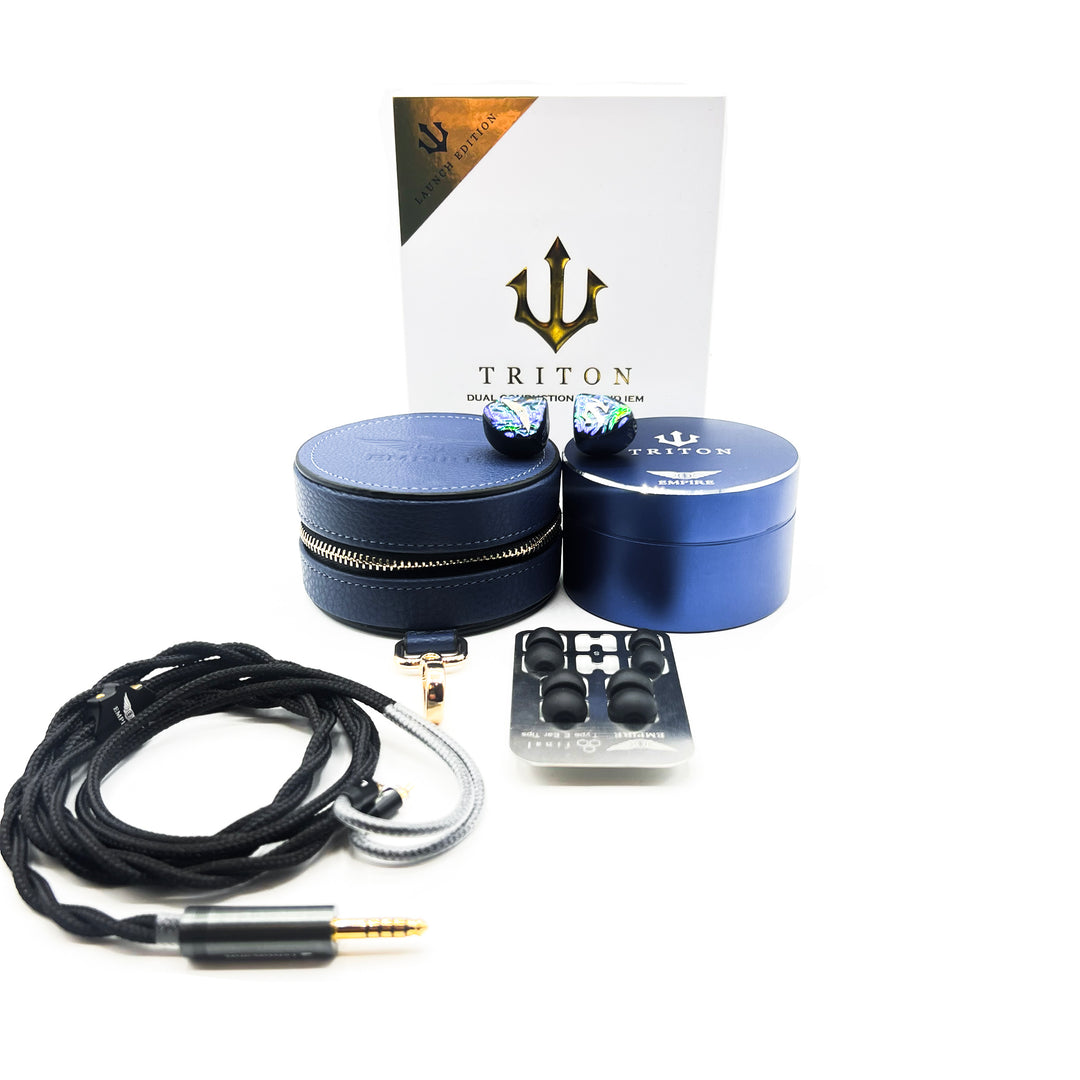 Empire Ears Triton PREOWNED | Dual Conduction Tribrid Universal IEMs-Bloom Audio