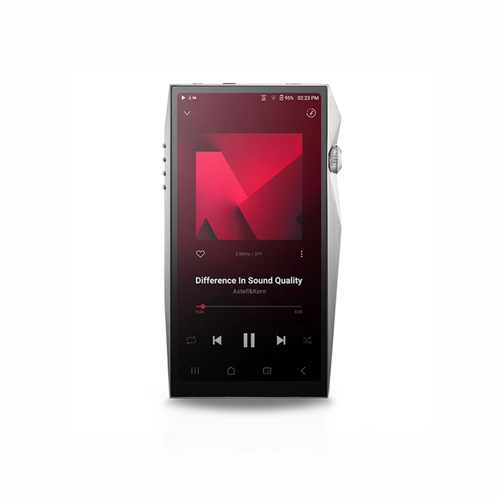 Astell&Kern SP4000T digital audio player silver front whitebox