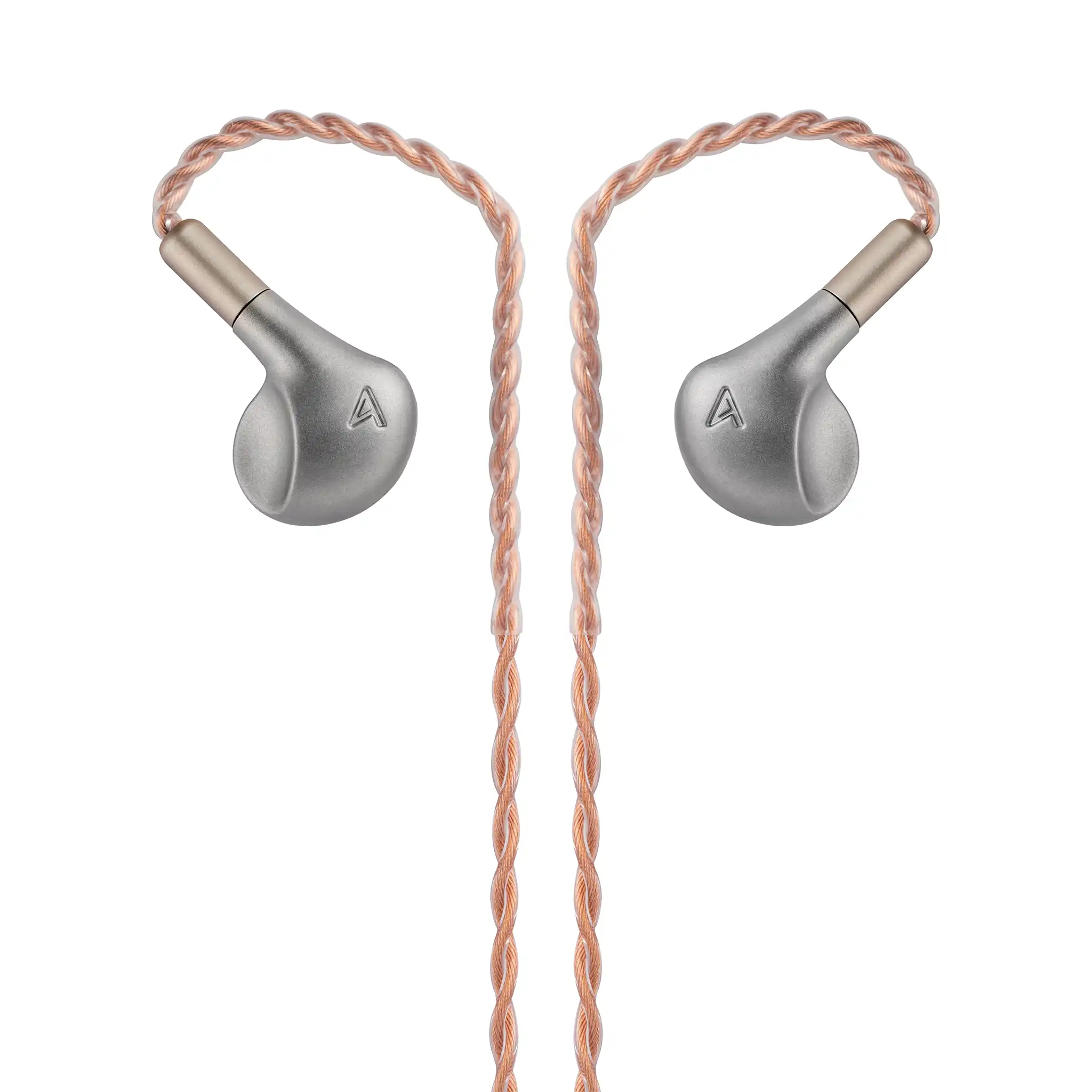 Astell&Kern LUNA IEMs floating front mirrored with cable attached whitebox